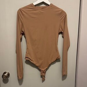 SKIMS Camel Long Sleeve Top